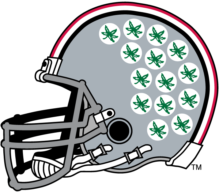 Ohio State Buckeyes 1968-Pres Helmet Logo v2 iron on transfers for clothing